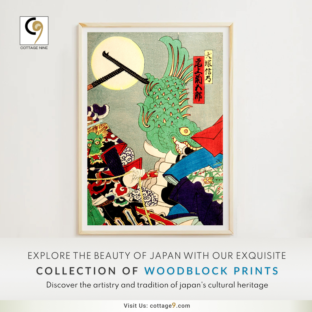 Immerse yourself in the beauty of Japan with Cottage9's stunning collection of woodblock prints. Discover the exquisite artistry and cultural heritage of Japan. 

Shop now:- cottage9.com/product-catego…

#Japan #WoodblockPrints #Cottage9 #JapaneseArt #JapaneseCulture #ArtCollection