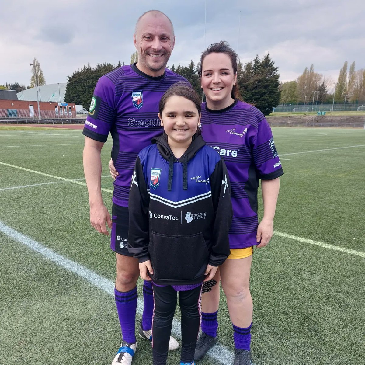 It’s a family affair 🙂 Big thanks to all the partners, children, parents, and other family members of our players for your support. We’re proud to have you as part of our team 🤗 Fancy joining our family? Just email getinvolved@colostomyuk.org @JohnFlood81 @80s_ljr