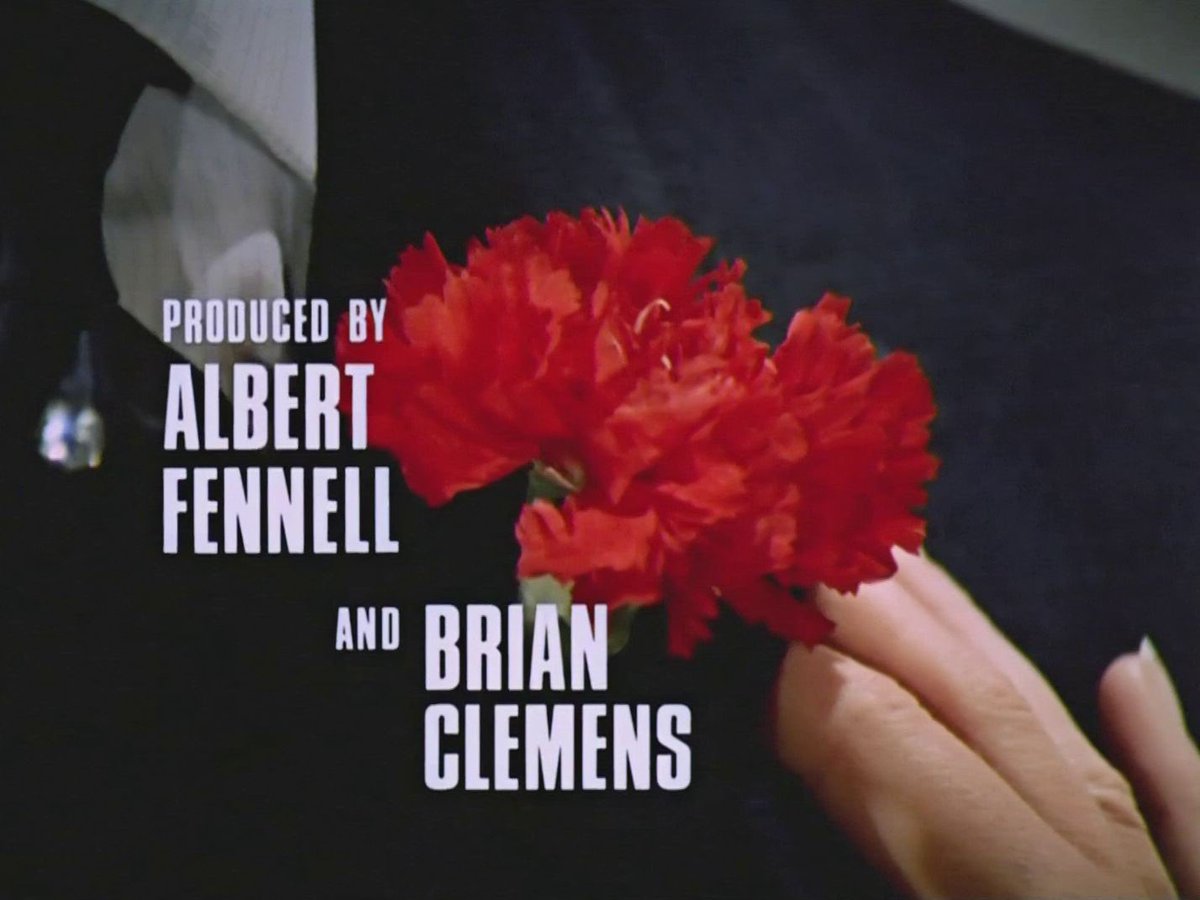 TimeLordDrew61's tweet photo. The titles for The Avengers Series 5 went into colour for the Mrs Emma Peel era and continued with a revamped intro into the great theme version by Laurie Johnson #TheAvengers #SeriesFive #PatrickMacnee #DianaRigg https://t.co/BOwDuUVBqO