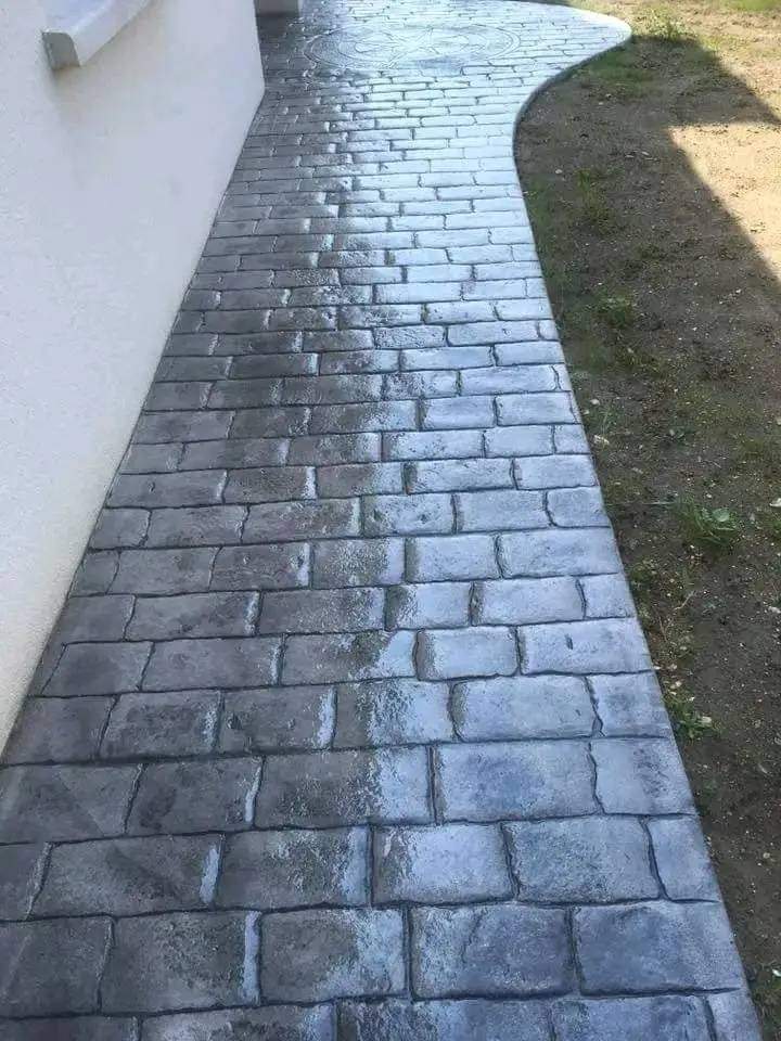 صبة مطبوعة الخرسانه صبة مروحه