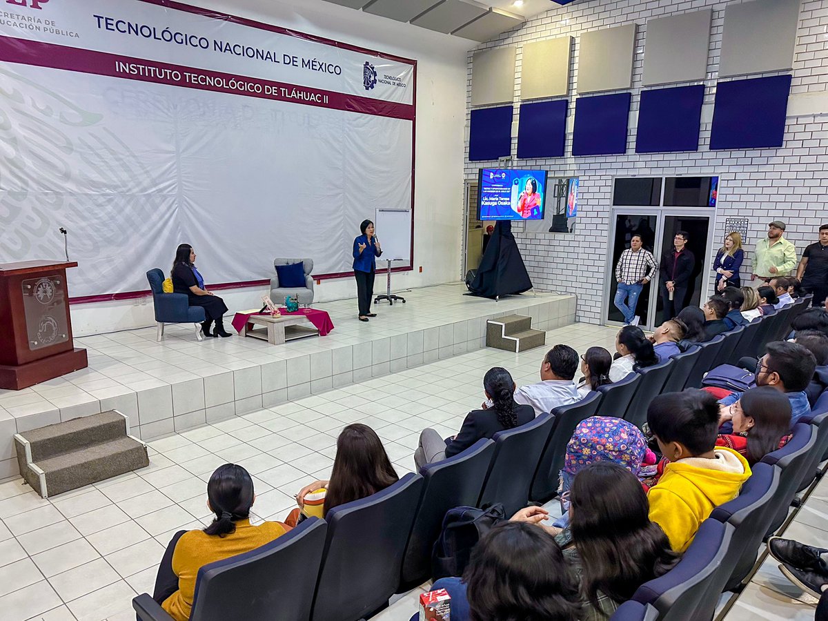 TecNMTlahuac2's tweet photo. 𝐄𝐥 𝐈𝐓𝐓𝟐 𝐑𝐄𝐂𝐈𝐁𝐄 𝐀 𝐋𝐀 𝐋𝐀 𝐋𝐈𝐂. 𝐌𝐀𝐑Í𝐀 𝐓𝐄𝐑𝐄𝐒𝐀 𝐊𝐀𝐒𝐔𝐆𝐀 𝐎𝐒𝐀𝐊𝐀, “𝐋𝐀 𝐌𝐔𝐉𝐄𝐑 𝐐𝐔𝐄 𝐒𝐀𝐋𝐕Ó 𝐋𝐀 𝐈𝐍𝐃𝐔𝐒𝐓𝐑𝐈𝐀 𝐃𝐄𝐋 𝐉𝐔𝐆𝐔𝐄𝐓𝐄 𝐌𝐄𝐗𝐈𝐂𝐀𝐍𝐎” https://t.co/RnRIVV5HDV