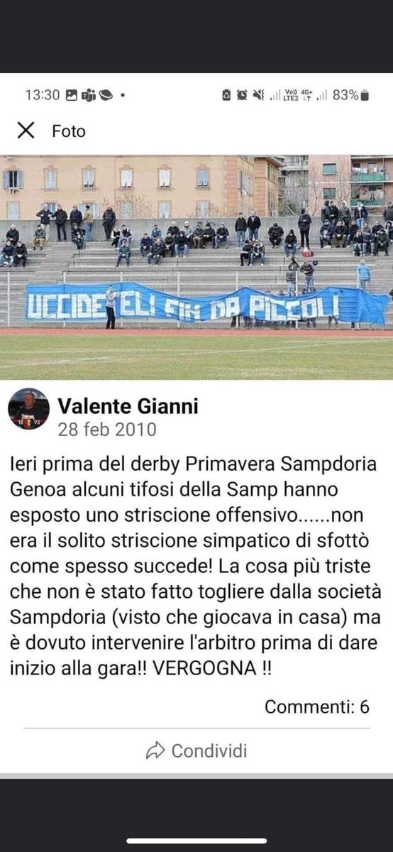 Adelina728's tweet photo. Rispetto per Vialli e condanna al cojone che ha scritto sul murales. Ma morali da loro e dalla stampa anche NO.
Vi sblocco ricordi:
"#FrancoScoglio convocali tutti"
"#Uccideteli fin da piccoli al derby primavera"
"#Bresh oggi un guasto d’amore domani un tumore"
E non è tutto... https://t.co/QZNyBxyT1R