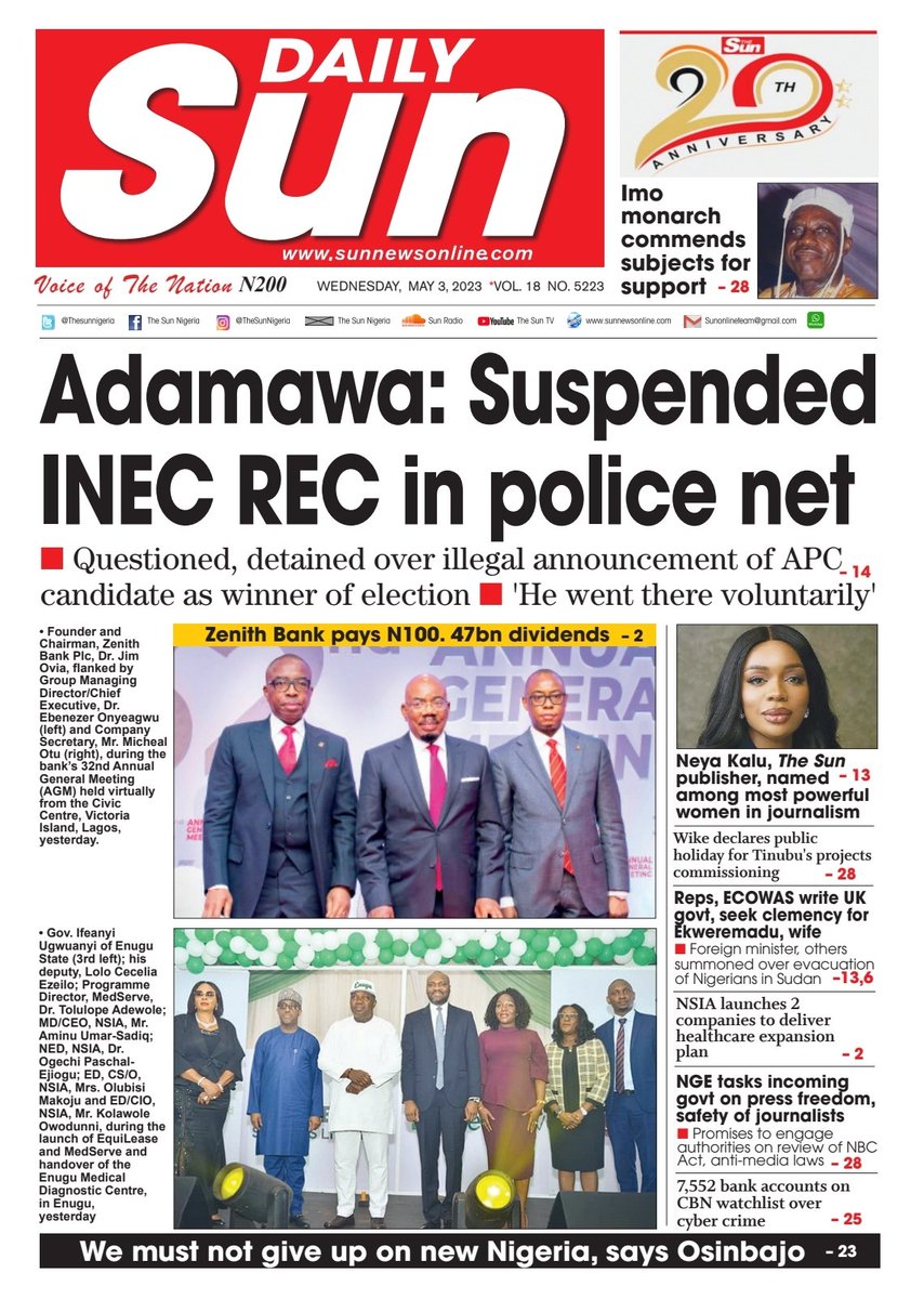 tolaogunnubi's tweet photo. #Osinbajo #BolaAhmedTinubu #seyitinubu #Headlines #idan #MrPeterObi #WilsonOruma #Iyanya #Frontpages #BreakingNews #Sudan #Opay #Napoli #Abuja #Christians #Igbo #yoruba #fulani #hausa https://t.co/TREffvaHCQ