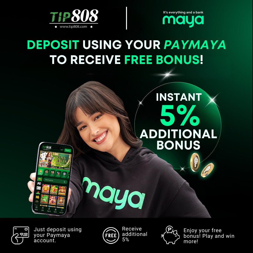 TIP808_Official's tweet photo. Deposit via Paymaya mga ka-TIP! ✨
Para may additional 5% Bonus ka instantly! 💯

REGISTER HERE📝 (https://t.co/fY4rTqDuHo) https://t.co/FI9wIM0bbz