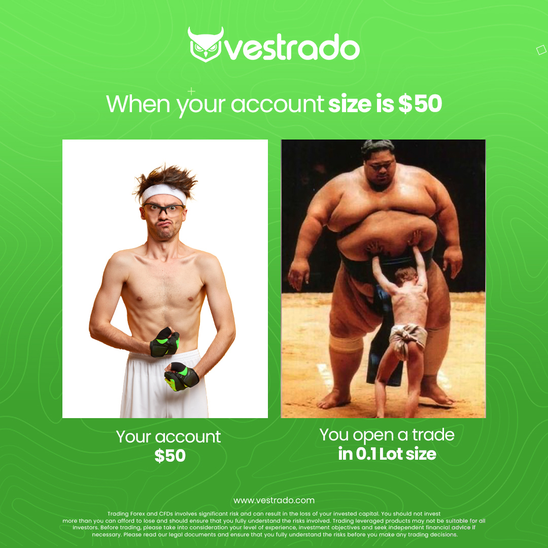 vestrado_ltd's tweet photo. Protect your $50 trading account by avoiding big risks with large entries. Take smaller positions, set stop-loss orders, and prioritize risk management, discipline, and patience for long-term success.
#RiskManagement #SmallAccountTrading https://t.co/YcyGu6khio