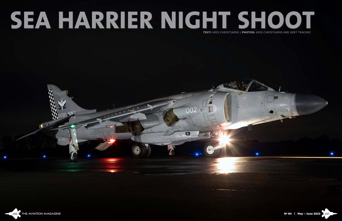 Publication at the latest issue of The Aviation Magazine of the amazing nightshoot of the Royal Navy Sea Harrier organized by COAP and Jet Art Aviation Ltd! 
More info: theaviationmagazine.com/4_Archives/All… 
<a href="/COAPhoto/">COAP</a> #aviationphotography <a href="/JetArtAviation/">Jet Art Aviation</a> <a href="/NikonEurope/">NikonEurope</a> #Nikon #aviation