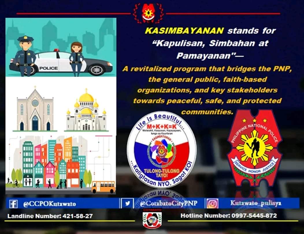 BlueMeowsolana's tweet photo. KASIMBAYANAN "KAPULISAN, SIMBAHAN AT PAMAYANAN".
#PNPKakampiMo
#PNPToServeandProtect
#TeamCCPO https://t.co/2KVDSfDeOi