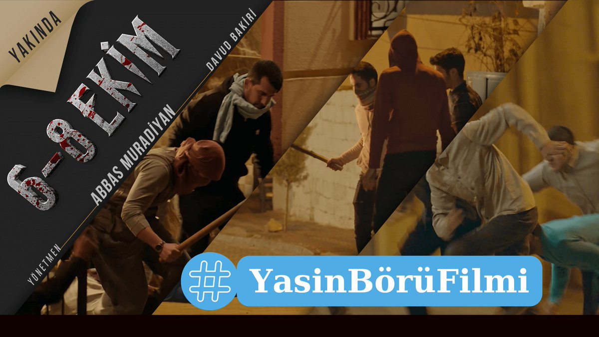🔴 Değerli takipçiler..

Lütfen her birimiz hesaplarımızdan #YasinBörüFilmi etiketi ile film hakkında duygu ve düşüncelerimizi yazalım. Etiketi Türkiye sıralamasında en yüksek yere hakkettiği yere çıkaralım..

▪️Bu gönderiyi Retweet yapalım. Duymayan kalmasın 🌹

#YasinBörüFilmi