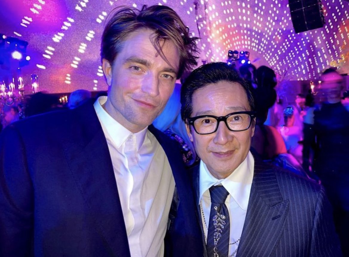 Robert Pattinson and Ke Huy Quan at the 2023 #MetGala