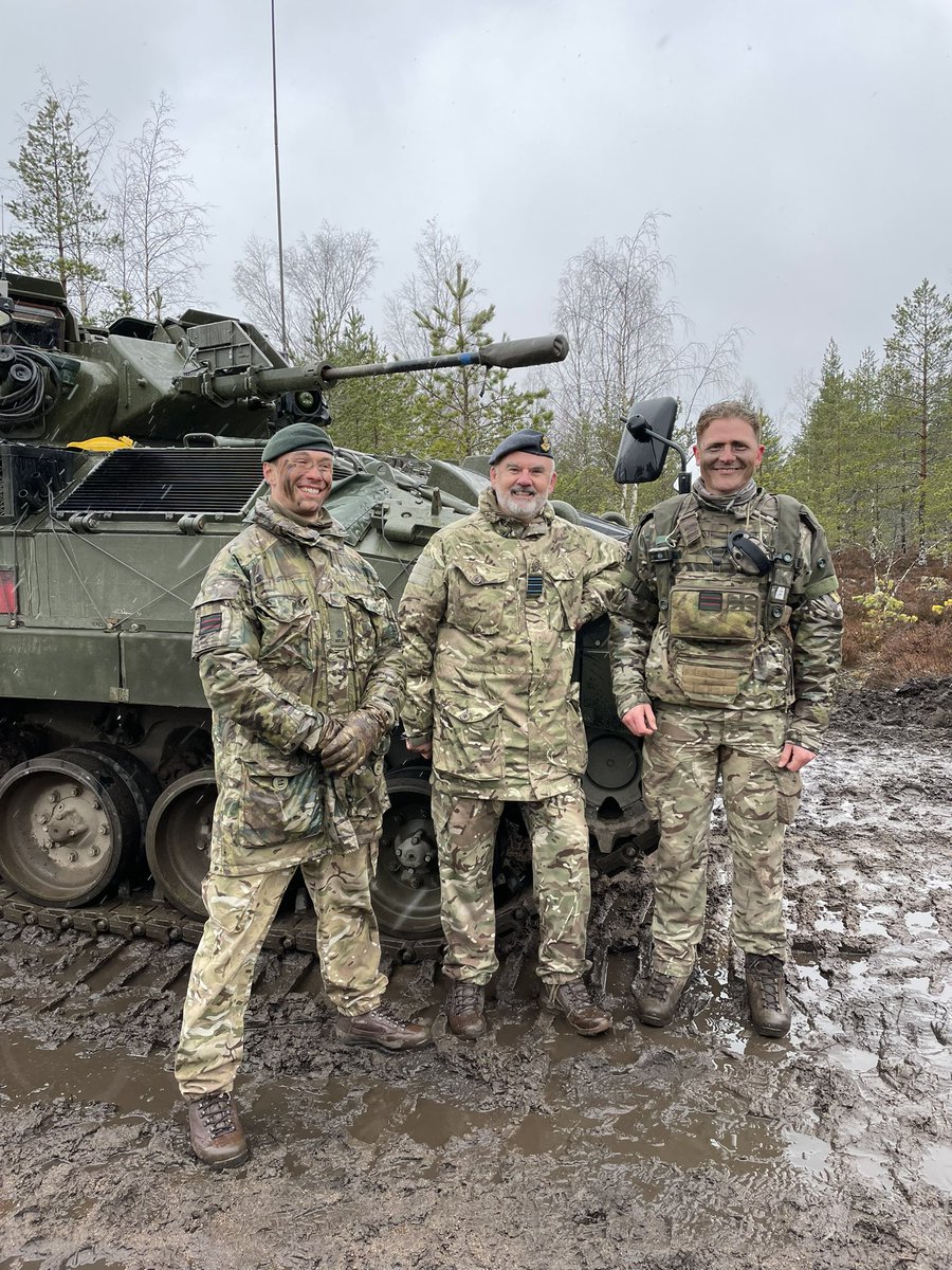 Great to welcome A Company 5RIFLES and their Warriors to Exercise ARROW23 at Niinisalo Finland. Working with a Lithuanian M113 infantry platoon as part of a Finnish Battle Group its a great example of the Joint Expeditionary Force in action #JEFtogether #Arrow23 #therifles