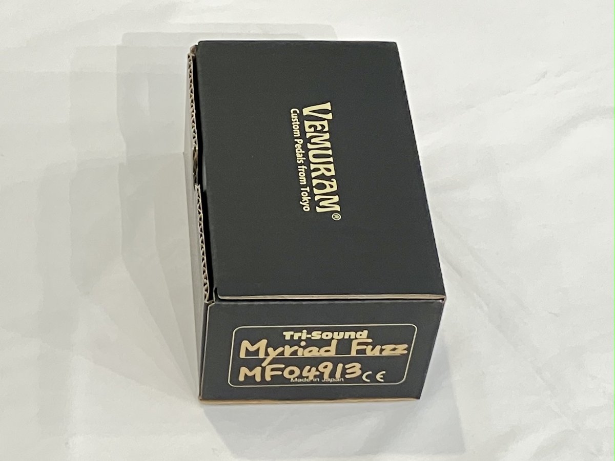 gakkido's tweet photo. 【入荷情報】
受注停止になっていましたVemramのMyriad Fuzz(¥47,080)が入荷しました！！
数台確保しましたので気になっていた方は是非しそうにご来店ください！！
次回の入荷も未定となっておりますのでお早目にご来店ください。
#岡山 #vemuram #myriadfuzz #fuzz #ファズ #Assh https://t.co/gZ1Mg9W6fK