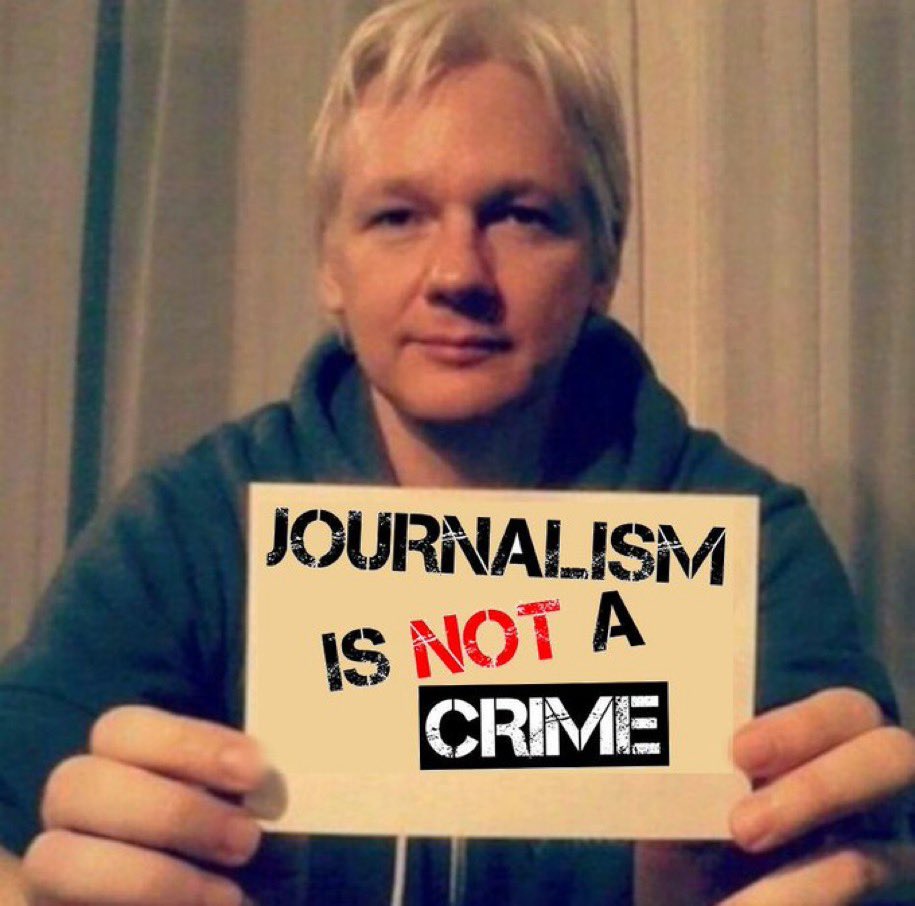 Com es pot ser tan hipòcrita per demanar la llibertat dels periodistes empresonats i no demanar l’alliberament d’Assange.

La classe política del món occidental hauria d’exigir l’alliberament Assange ARA!

#FreeAssangeNow
#DontExtraditeAssange
#LlibertatDePremsa
#PressFreedomDay