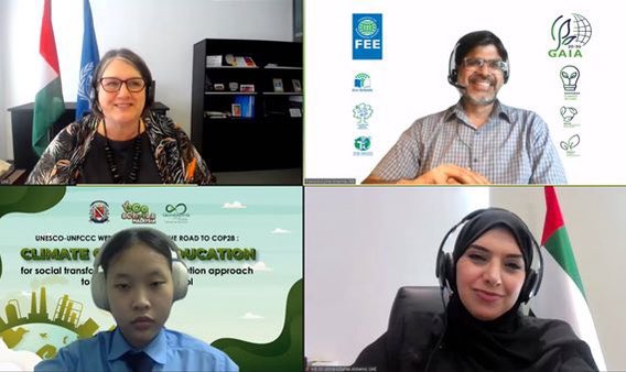 Dena Assaf (@drdenaassaf) on Twitter photo Moderated <a href="/UN_UAE/">United Nations - United Arab Emirates</a> #COP28 28for28 series with <a href="/UNESCO/">UNESCO 🏛️ #Education #Sciences #Culture 🇺🇳</a> & <a href="/UNFCCC/">UN Climate Change</a> on crucial role of #education in #ClimateChange, with special emphasis on greening schools. Together, we're paving the way for a sustainable future 🌿🏫 Learn more: bit.ly/40V7iHY #COP28UAE #UNinUAE Moderated <a href="/UN_UAE/">United Nations - United Arab Emirates</a> #COP28 28for28 series with <a href="/UNESCO/">UNESCO 🏛️ #Education #Sciences #Culture 🇺🇳</a> & <a href="/UNFCCC/">UN Climate Change</a> on crucial role of #education in #ClimateChange, with special emphasis on greening schools. Together, we're paving the way for a sustainable future 🌿🏫 Learn more: bit.ly/40V7iHY #COP28UAE #UNinUAE
