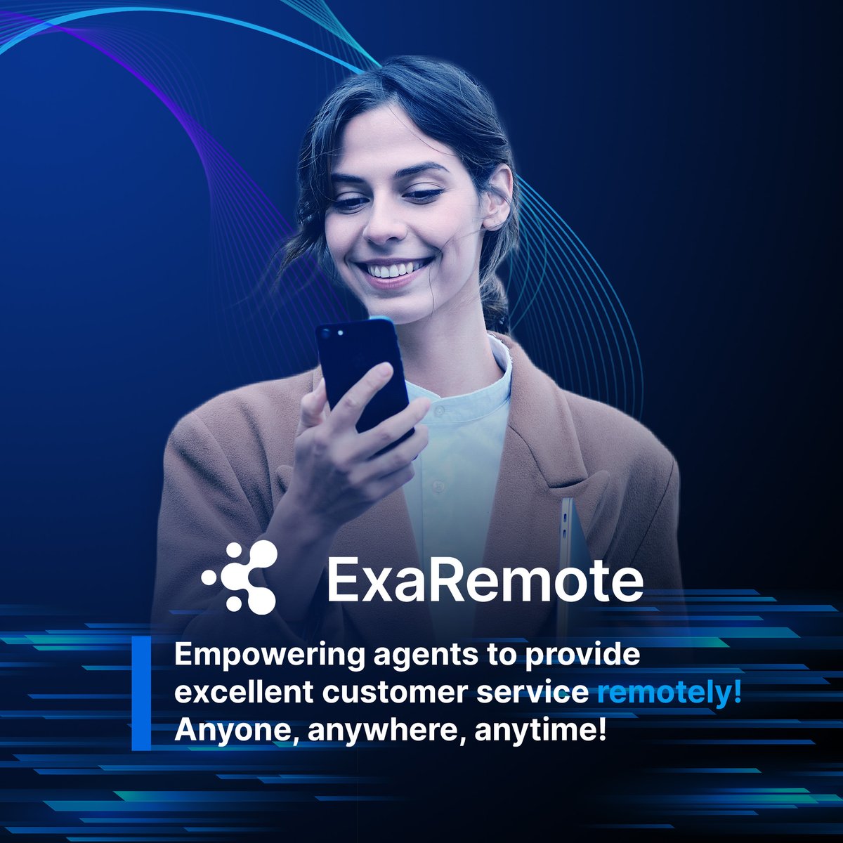 ExafyAI's tweet image. ExaRemote gives you access to:

1. Intercompany organization and communication 
2. Workdesk: A technology stack of customer support tools 
3. Analytics: about your website visitors.

We provide all the tools your customer support agents need.
#technology #AI #remoteworking