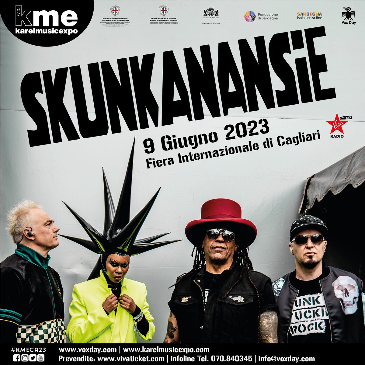 Siamo in lieti di annunciare che <a href="/VirginRadioIT/">Virgin Radio Italy</a> sarà nostra media partner nazionale per la comunicazione del concerto di SKUNK ANANSIE il prossimo 9 Giugno alla Fiera Internazionale di Cagliari.  
Style Rock! 
#skunkanansie #cagliari #kmeca23 #virginradio #stylerock #stayrock