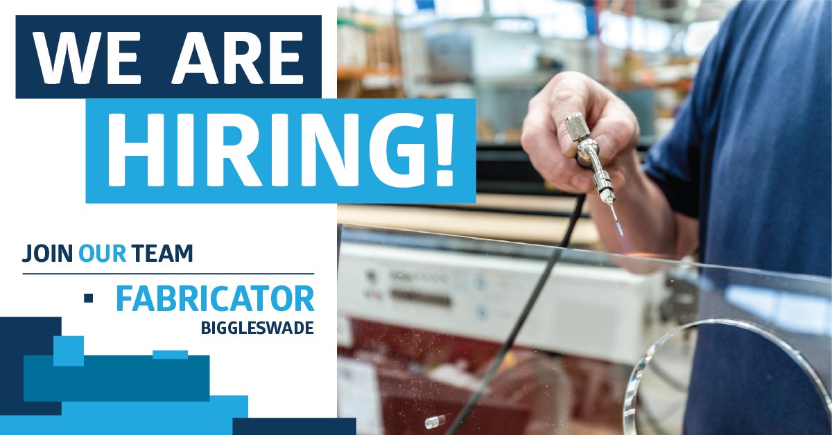⭐We're Hiring!⭐

Looking for a skilled fabricator to join our team at Anglia Plastics!

🔹Fabricator - (Full time - 8:00-4:30)

For more information and to apply, follow the link below 

angliaplastics.co.uk/careers/career…

#hiring #fabricator #manufacturing #angliaplastics #plastic