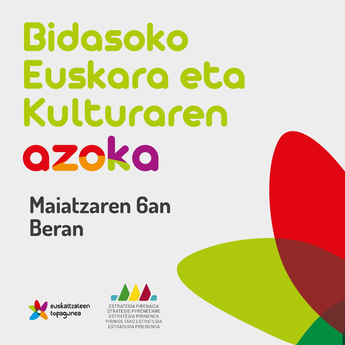 TaupaMugimendua's tweet photo. 📢 #Euskara-ren erabilera sustatzeko proiektuak hurbiletik ezagutu nahi?!

➡️ Elkar ezagutu eta elkarrengadik ikasteko aukera paregabea!
➡️Aurkezpen animatuak eta musika
➡️Jan-edana eta umeen txokoa
➡️Lagunarteko giroa

🚀Hurbildu Berako azokara!! ✨

ℹ️ https://t.co/amjgfA4OFV https://t.co/BkeL75HDh5
