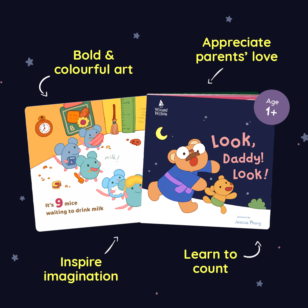 WizardWithin's tweet photo. 👶💤 Bedtime just got better! Our new storybooks are coming soon and you can pre-order them starting today.

🐭🐮🐻 From friendly animals to brave adventures, our books are perfect for snuggling up with your little ones. 

Pre-order now: https://t.co/HNQvqrMGn1 https://t.co/EDovkUly3q