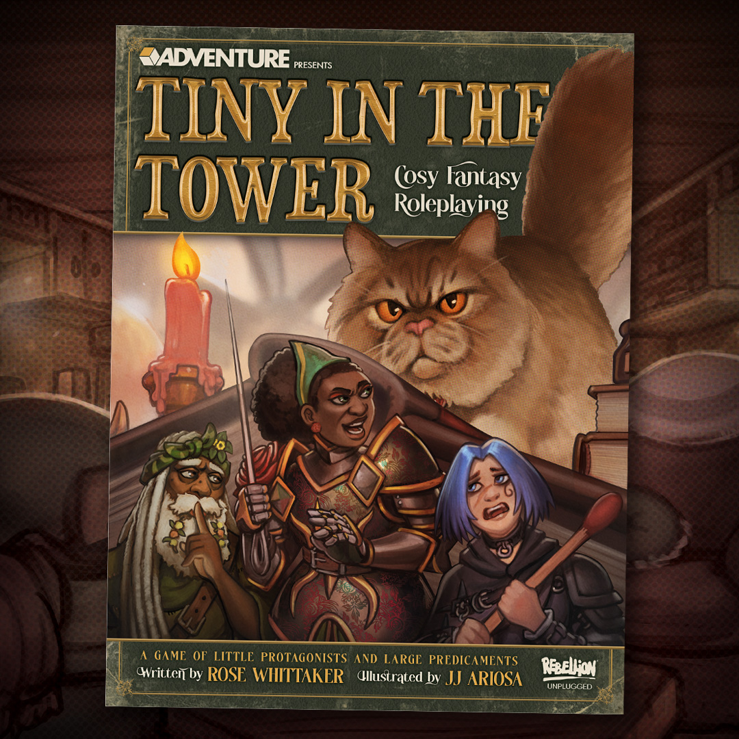 Adventure Presents: Tiny in the Tower by <a href="/_r_n_w_/">r-n-w</a> is on the shortlist for a <a href="/UKGamesExpo/">UK Games Expo</a> award! 🏆 

See the full list of nominees - bit.ly/34kA235
Order Adventure Presents: Tiny in the Tower - bit.ly/3SzWoVk