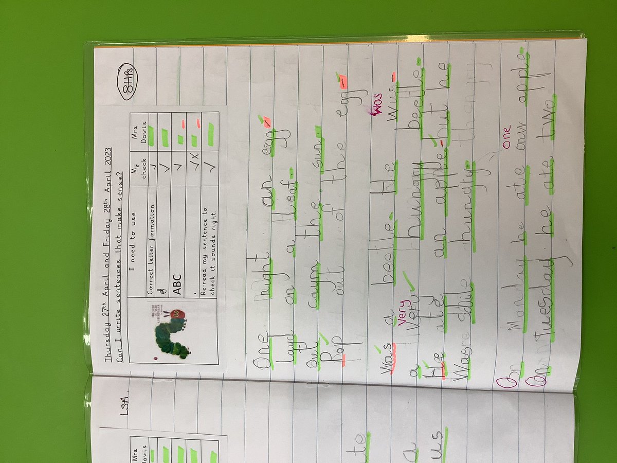Mrs Davis (@npsmrsdavis) on Twitter photo So proud of the amazing writing based on the story of The Very Hungry Caterpillar. The children have worked so hard! #NPSEnglish <a href="/Talk4Writing/">Talk for Writing</a> <a href="/ericcarleartist/">Eric Carle</a> So proud of the amazing writing based on the story of The Very Hungry Caterpillar. The children have worked so hard! #NPSEnglish <a href="/Talk4Writing/">Talk for Writing</a> <a href="/ericcarleartist/">Eric Carle</a>