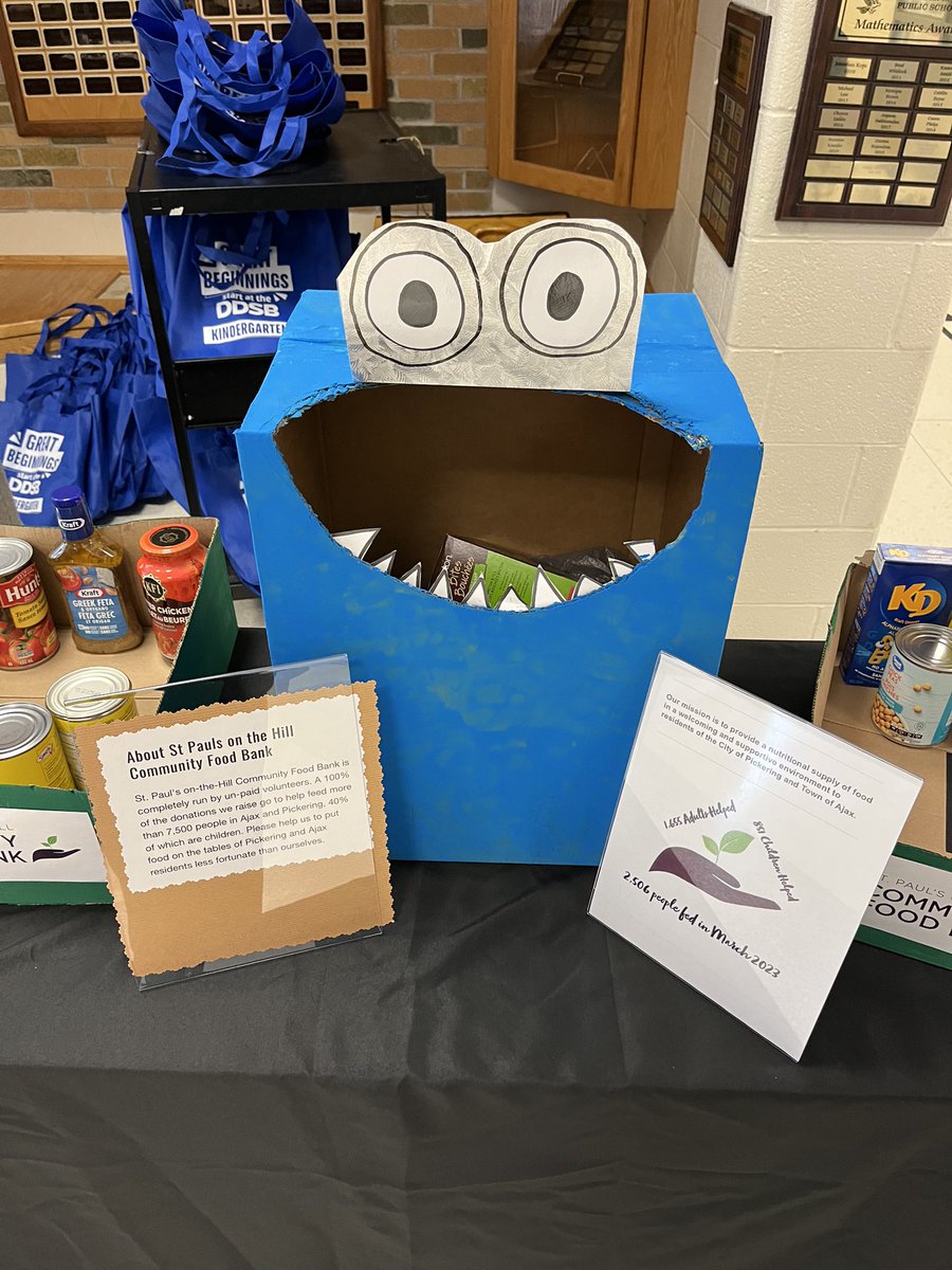 glengrove_ps's tweet photo. A big thank you to the EB Phin PS community for taking up the Fill The Foodbank Challenge at their recent Great Beginnings event. Thanks to all Pickering area schools who are helping to fill the @stpaulsfoodbank
@DDSBSchools @IgniteDurhamLF @DDSBMAKEADIFF https://t.co/8ZHIMFyRSv