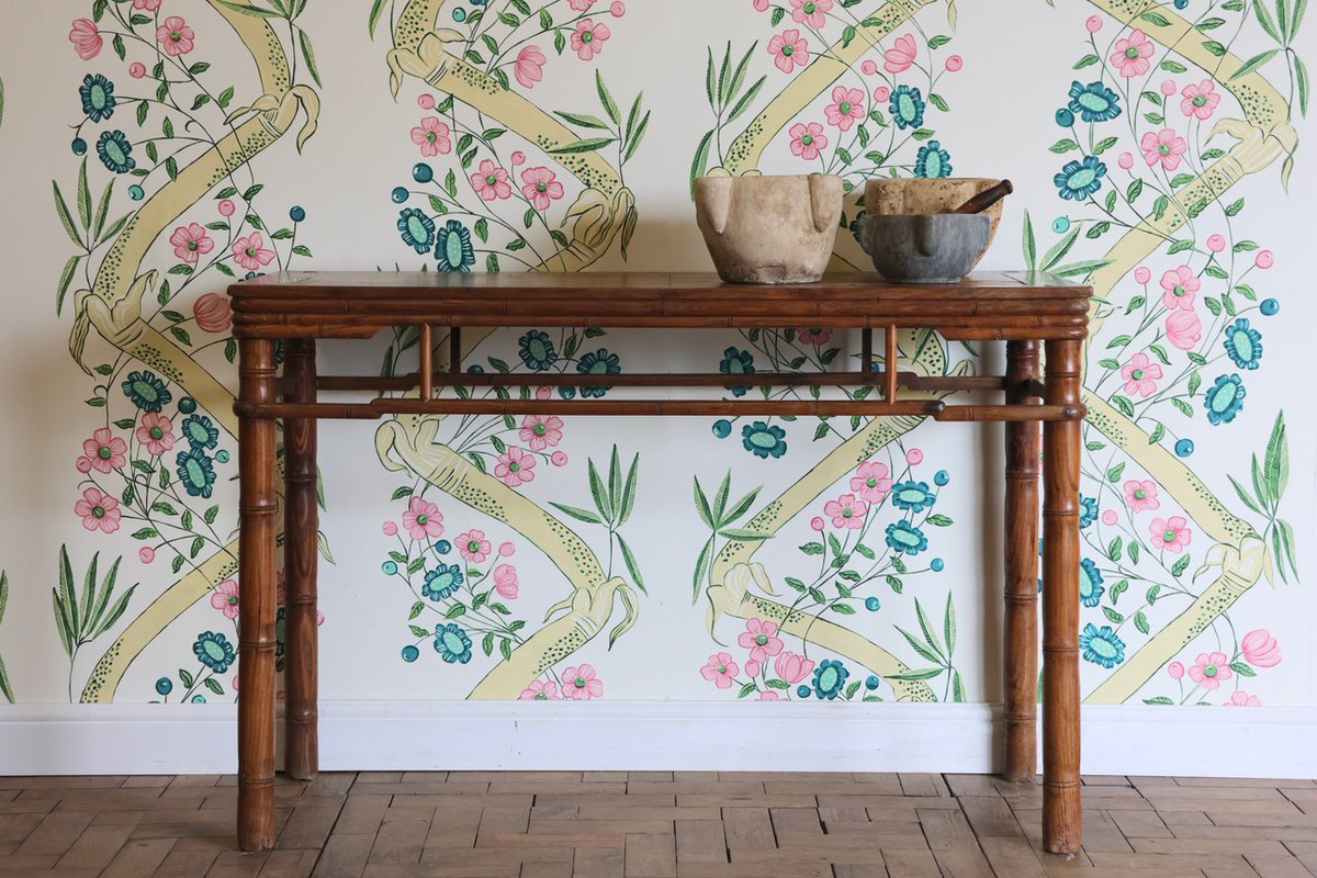 BrownriggUK's tweet photo. 19th Century Faux Bamboo Chinese Console Table in Elm
https://t.co/fWXw9zcBpr
#consoletable #antiqueconsoletable #bambootable #bamboofurniture #interiordesign https://t.co/6oCt9hRuYF