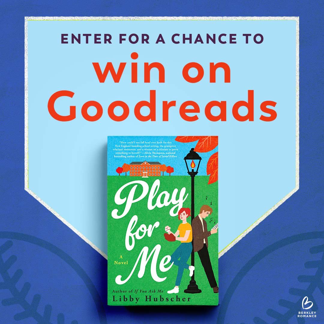 It’s giveaway time!! Over on Goodreads you can enter to win one of 10 copies of PLAY FOR ME through May 31! Goodreads giveaway link: bit.ly/3Nl8Qrk