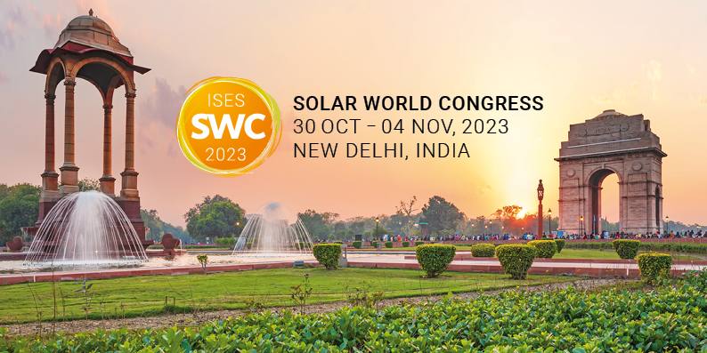 ISES_Solar's tweet photo. Dou you work in #PVCellTechnologies or #InnovativeApplication of #PVTechnologies? Submit your abstract and present your work at this year's Solar World Congress #SWC2023 in New Delhi, India! Submission deadline is 15 May. Find more information here: https://t.co/Nm9emriyzk https://t.co/SFZDs8obdV