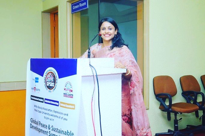 2307_parul's tweet photo. Glad to receive the award of Guest of Honor for being a #Global_convener at #GPSDS_2023 , held from 1st April -17th April 2023. It was wonderful interacting with international speakers from 125 plus countries and more than 500 participants. #Sustainability #sdg @imi_college https://t.co/q8em9wUneI
