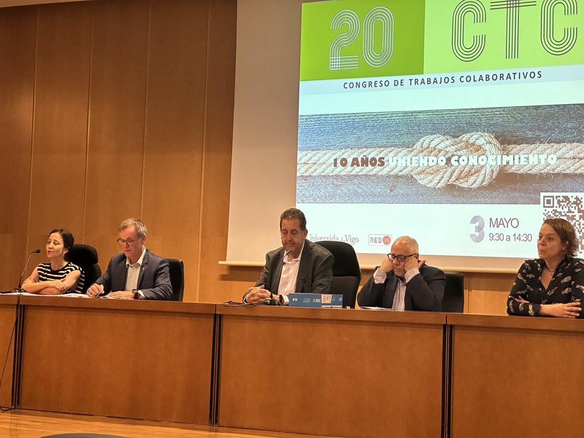 Finaliza el congreso #20CTC 

Agradecer a todos los asistentes y participantes. Sobretodo a los voluntarios durante el congreso y a todos los estudiantes y profesores que han hecho esto posible.

Un aplauso por todos vosotros 🥳👏🏻