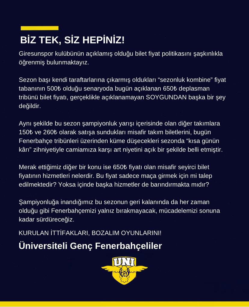 GİRESUN’DA SOYGUN VAR! #UNIGFB