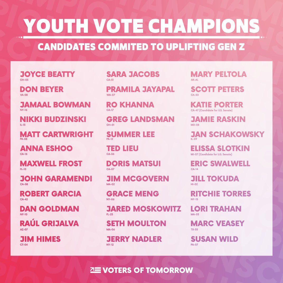 Voters of Tomorrow on Twitter "NEW We’re launching the ‘Youth Vote