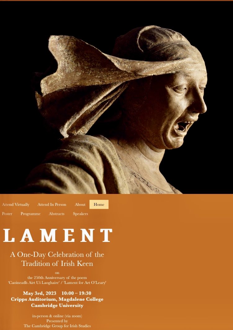 An t-Ollamh Tríona Ní Shiocháin a caint ag an ócáid seo i ⁦<a href="/Cambridge_Uni/">Cambridge University</a>⁩ inniu Caint anois ar ⁦<a href="/saolodheas/">Saol ó Dheas RnaG</a>⁩