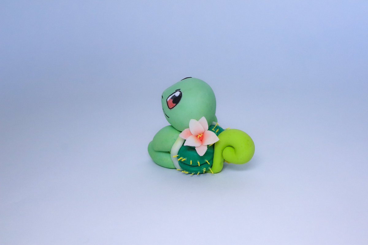 cardamom92's tweet photo. ゼニガメ　草タイプ　作ってみました。

#ポケモン 
#pokemon
#粘土
#ミニチュア
#polymercray
#樹脂粘土 https://t.co/gLM4g0uPeO