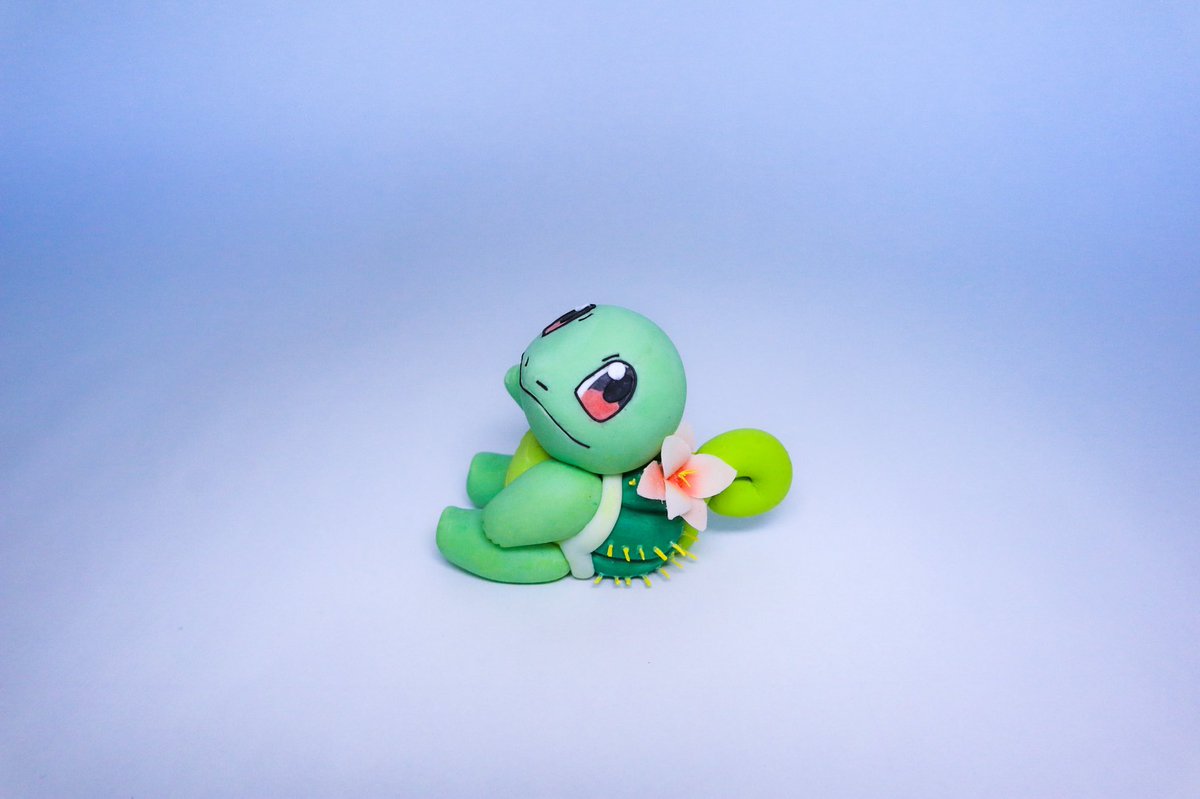 cardamom92's tweet photo. ゼニガメ　草タイプ　作ってみました。

#ポケモン 
#pokemon
#粘土
#ミニチュア
#polymercray
#樹脂粘土 https://t.co/gLM4g0uPeO