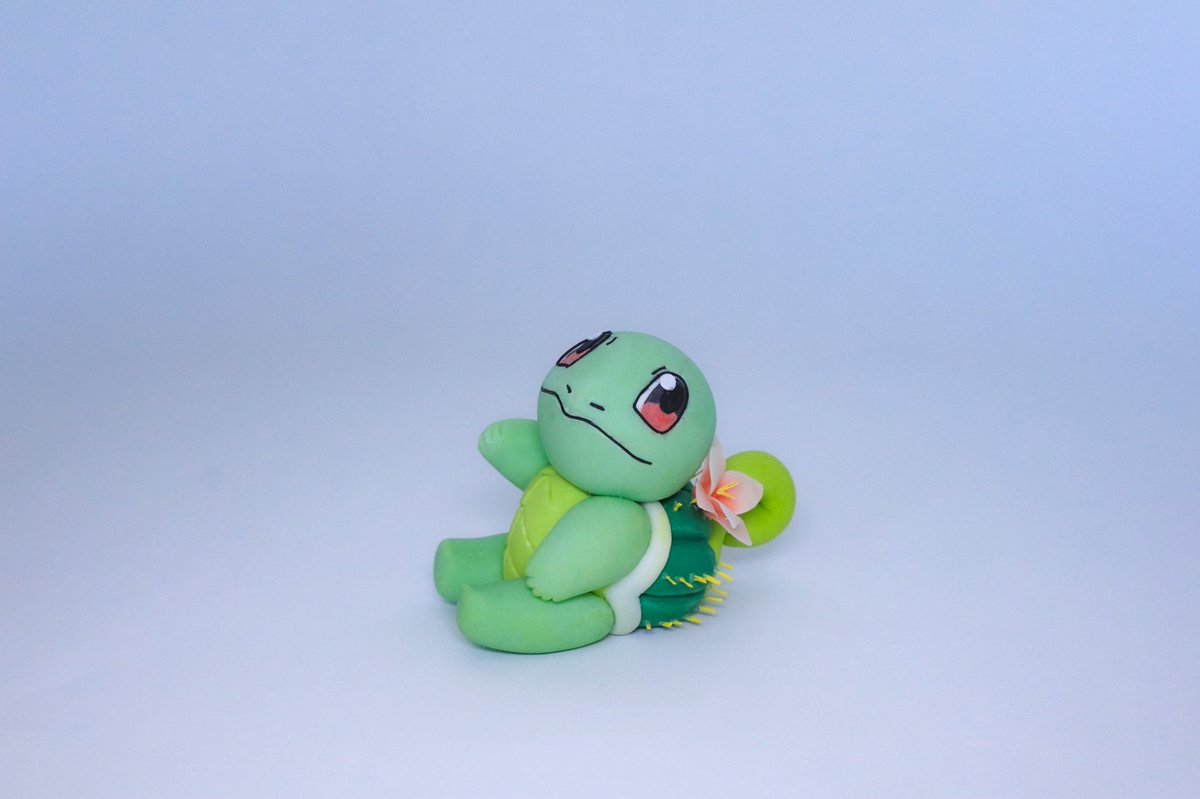 cardamom92's tweet photo. ゼニガメ　草タイプ　作ってみました。

#ポケモン 
#pokemon
#粘土
#ミニチュア
#polymercray
#樹脂粘土 https://t.co/gLM4g0uPeO