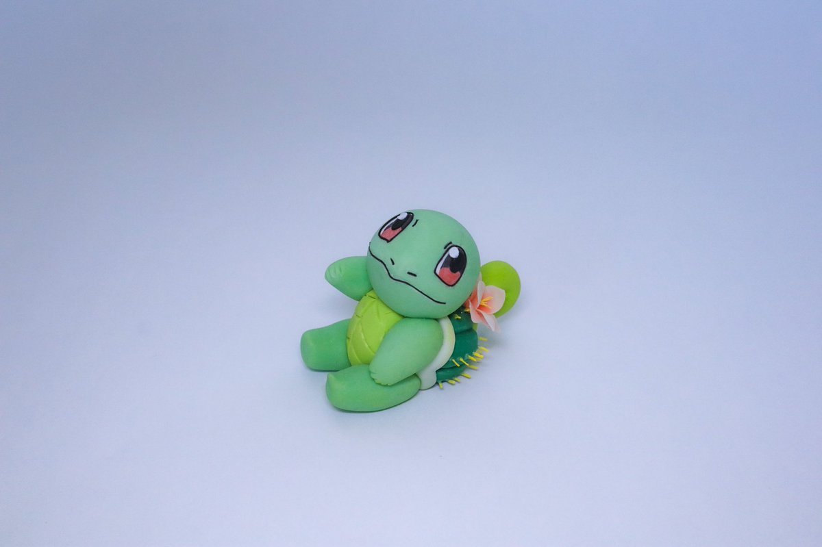 cardamom92's tweet photo. ゼニガメ　草タイプ　作ってみました。

#ポケモン 
#pokemon
#粘土
#ミニチュア
#polymercray
#樹脂粘土 https://t.co/gLM4g0uPeO
