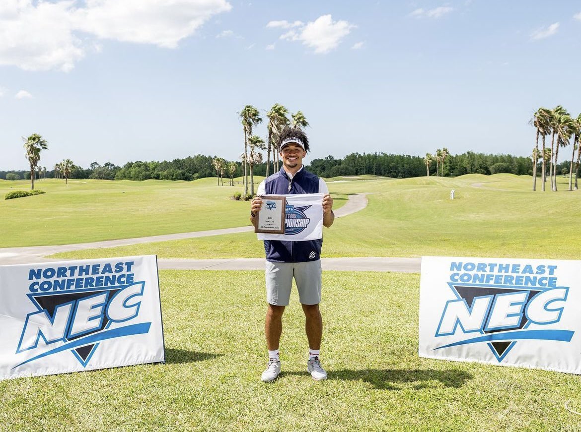 We are proud of our Bison Men’s Golf team, who finished second at the NEC Championship.

Three Bison (Greg Odom, Jr., EJ Whiten, Jr., Marcus Smith, Jr.) were named to the All-Tournament Team. 🏌🏾 

<a href="/HUBison_Golf/">Howard Golf</a> 
#BleedBlue