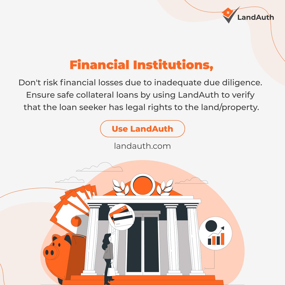 LandAuth's tweet photo. Need a solution for defaulted collateral loans?
LandAuth has got you covered! With our one-stop platform, you can easily verify land/property details before approving them as loan collateral. Sign up now!
#uselandauth #LoanSolutions
Β°
Β°
|Jamb |Yetunde |Seyi Tinubu |Sell | https://t.co/0IKwJeOrX7