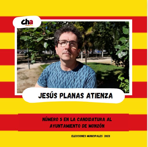 ChuntaMonzon's tweet photo. 📢JESÚS PLANAS ATIENZA

⭕ Número 5 en las listas de CHA por Monzón. Técnico en Instalaciones eléctricas.

⭕ Planas, de 45 años, siempre ha estado muy vinculado al Folclore Aragonés. 

#cha #chuntaaragonesista #chamonzón #monzonentusmanos #aragonesismo https://t.co/15jroKZtu8