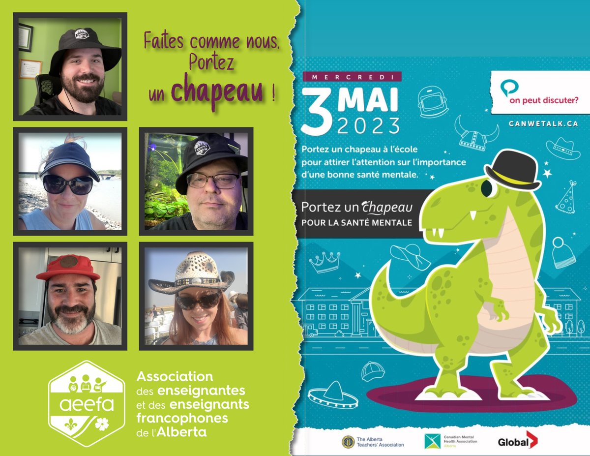 Montrez-nous vos chapeaux !
C'est pour une bonne cause !