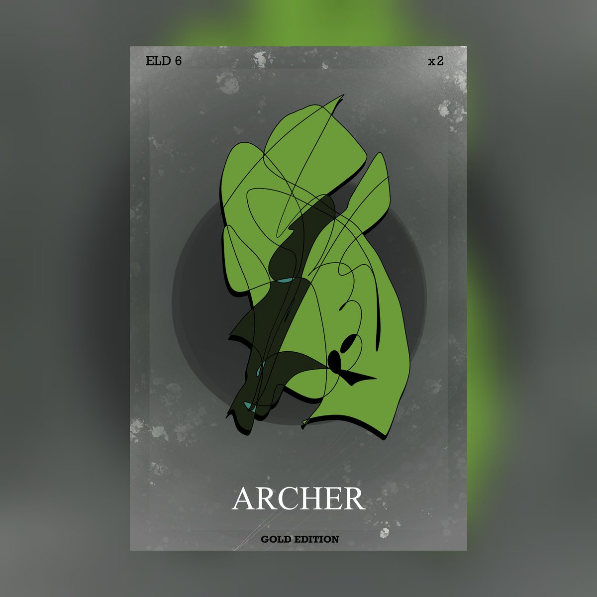 elduniverse's tweet photo. ELD the ARCHER (ELD 6 The BLACK HOLE : end of an era. 🙏🙏🙏🙏🙏🙏) ELD UNIVERSE : set of collectible cards featuring abstract characters, that are collectibles and tradable. 6' Editions : 23 Characters. #eld #eld6 #NFT #NFTCommunity #NFTs #NFTCollection https://t.co/1uaoXxy4WS