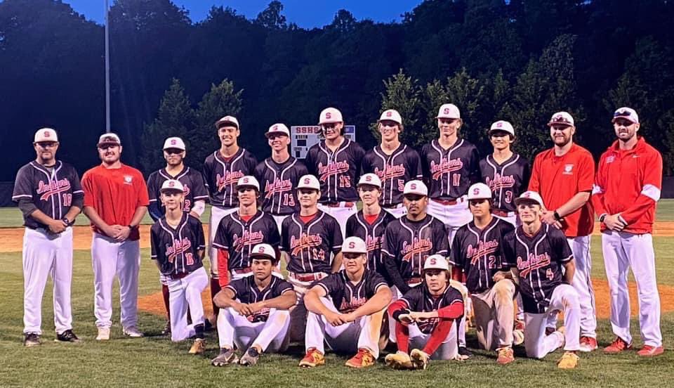SaintBaseball_'s tweet photo. Congratulations to the seniors and to your 2023 Western Foothills Conference Champions!!! https://t.co/wk3dc9aFmw