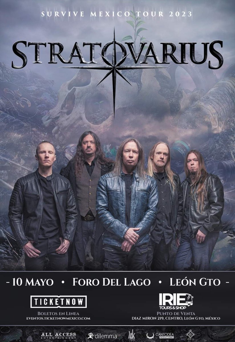 Ya compraron su boleto? No lo dejes pasar 😎
<a href="/strato_official/">Stratovarius</a>