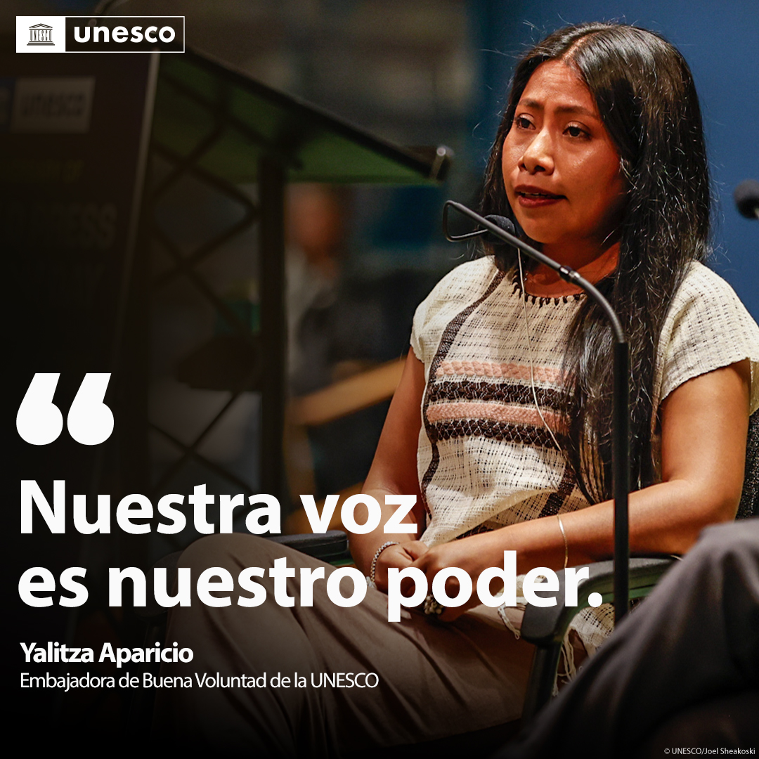 Nuestras voces son nuestra mayor arma para el cambio. Las palabras dan forma al mundo que nos rodea. Utilicemos nuestras voces para defender la libertad de expresión y proteger la #LibertadDePrensa. unesco.org/es/days/press-… #DíaMundialDeLaLibertadDePrensa