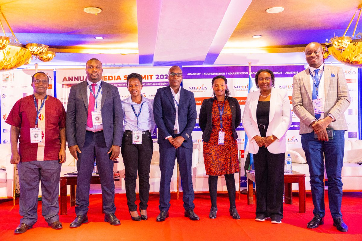 MediaCouncilK's tweet photo. Key learnings from the first panel: The media needs to be vigilant,report accurately and speak out when oppressed. Some of the laws that touch on oppression of journalists need to be reviewed so as to promote press freedom. #WPFD23 https://t.co/vlKOohqs89