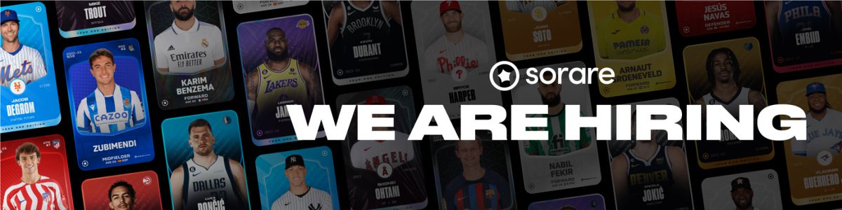 I've received many messages for marketing roles at <a href="/Sorare/">Sorare</a> in the past. 

Just opened a new affiliate marketing manager role, focusing on football affiliate partners, based in Paris.

Please share, tag someone, etc to help us find the ONE  🙏