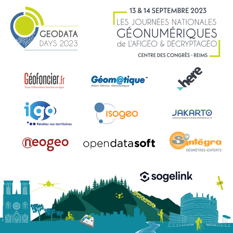 afigeo_asso_fr's tweet photo. #GeoDataDays 2023 🌍 Découvrez 10 sponsors Argent qui exposeront leur expertise à Reims : #geofoncier @GeomatiqueFR @here #igo @isogeo @Jakarto3D @neogeo_fr @opendatasoft_fr #sintegra @Sogelink
Tous les sponsors : https://t.co/2zTVy7vk6I https://t.co/lfYVeWAK4a