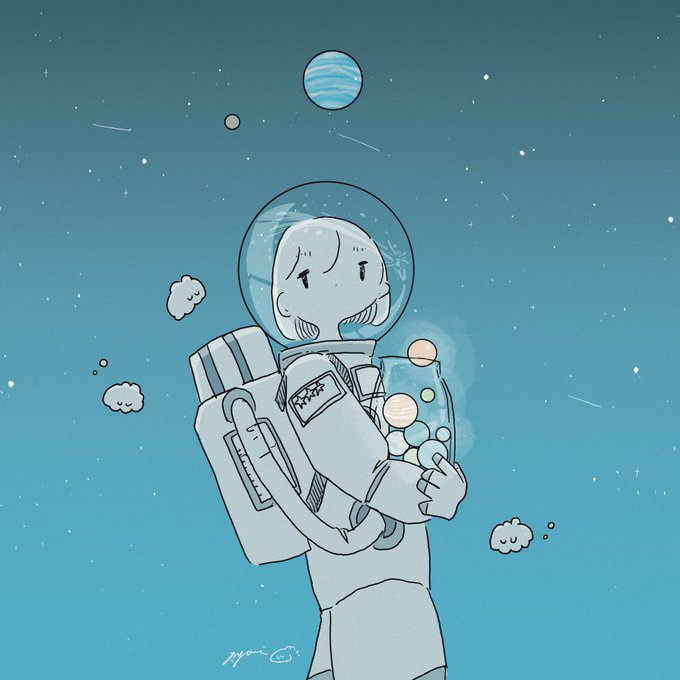 「宇宙飛行士 月」のTwitter画像/イラスト(新着)