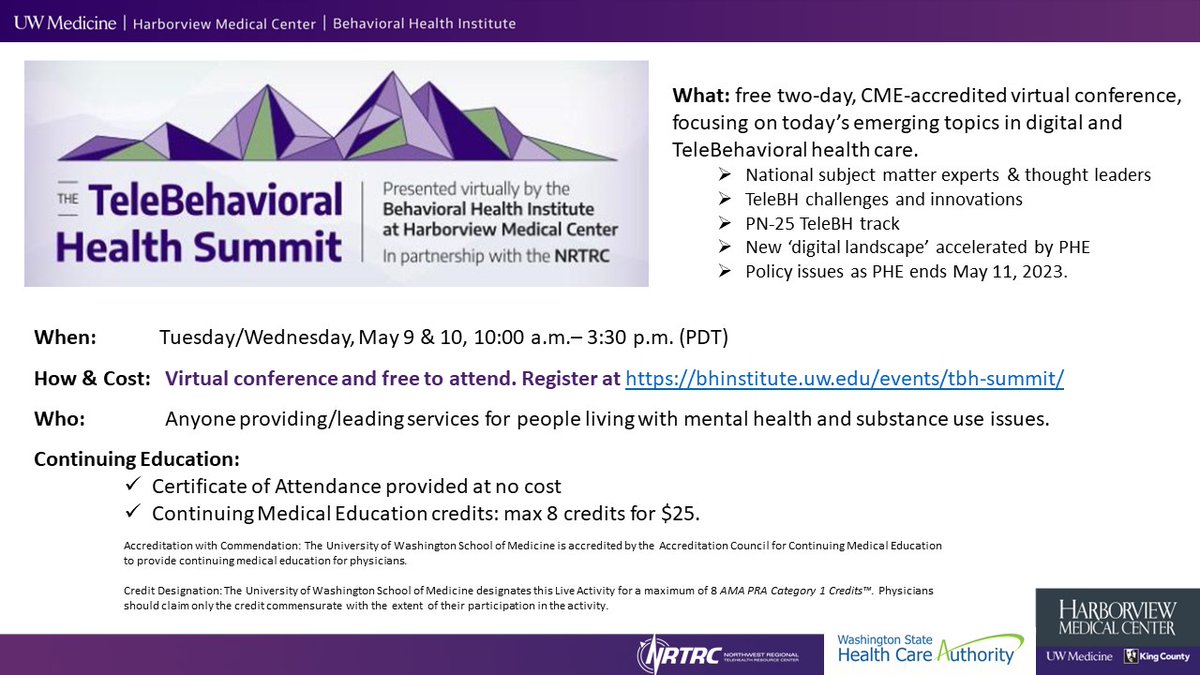 @ccoryeatpf (@ccoryeatpf) on Twitter photo TPF/DA4A sharing more Mental Health Awareness for May. Exciting Telebehavioral Health Summit for anyone providing/leading services in mental health. Note Summit is Free and Virtual, PDT time May 9 & 10. <a href="/ThePattersonFdn/">The Patterson Foundation</a> <a href="/KlouisTpf/">KlouisTPF</a> <a href="/MichaelJZim/">Michael Zimmerman</a> <a href="/KstewartTPF/">Karen Stewart</a> <a href="/MMartConsult/">Maribel Martinez Consulting</a> TPF/DA4A sharing more Mental Health Awareness for May. Exciting Telebehavioral Health Summit for anyone providing/leading services in mental health. Note Summit is Free and Virtual, PDT time May 9 & 10. <a href="/ThePattersonFdn/">The Patterson Foundation</a> <a href="/KlouisTpf/">KlouisTPF</a> <a href="/MichaelJZim/">Michael Zimmerman</a> <a href="/KstewartTPF/">Karen Stewart</a> <a href="/MMartConsult/">Maribel Martinez Consulting</a>